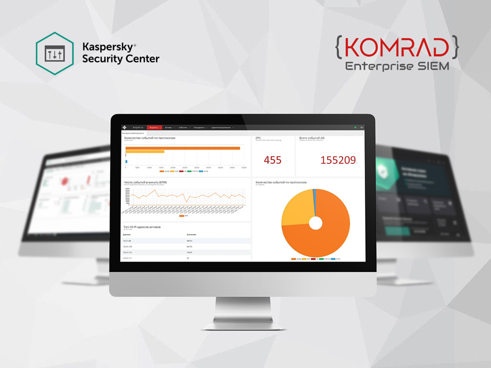 Организация совместной работы KOMRAD Enterprise SIEM и Kaspersky Security Center