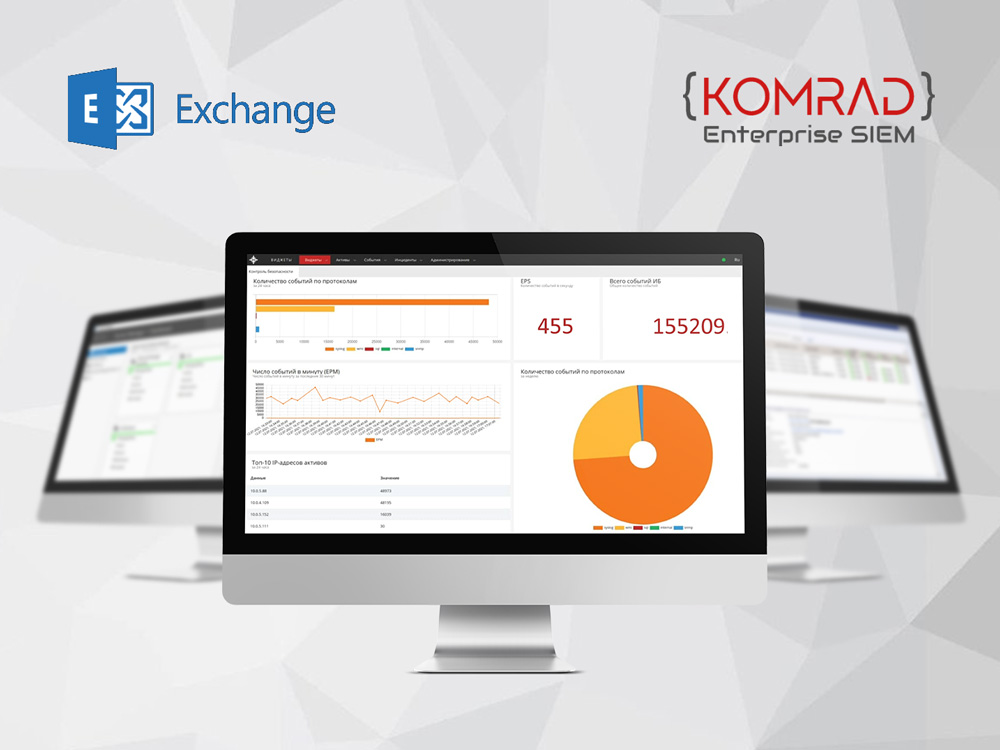 Организация совместной работы KOMRAD Enterprise SIEM и Microsoft Exchange Server 2010